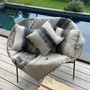 Fabric cushions - NATURAL LINEN cushion - PCM CREATION
