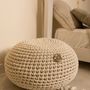 Baby furniture - Knitted pouf ottoman for kids room - ANZY HOME