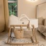 Baby furniture - Moses basket with round hood and rocking stand - ANZY HOME