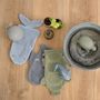 Bain pour enfant - LÄSSIG  Gant de toilette et de jeu GOTS Tortue, Octopus, Requin & Baleine  - LASSIG GMBH