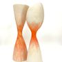 Ceramic - Figure Libre, orange trio - ATELIER ELSA DINERSTEIN