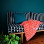 Throw blankets - KVP - Textile Design - MOIRE - Knitted blanket - KVP - TEXTILE DESIGN