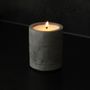 Candles - Scented concrete candle - Anthracite - AKARA
