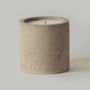 Design objects - Beige concrete scented candle - AKARA