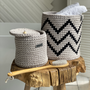 Decorative objects - Cotton hand-crocheted storage baskets - ANZY HOME