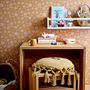 Children's tables and chairs - Bas Stool, Brown, Oak - BLOOMINGVILLE MINI