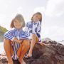 Children's fashion - Saline Rashguard Blue/White UPF 50+ - JUILLET JUILLET