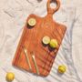 Formal plates - Handmade Teak Wood Charcuterie Board _Rectangle - 36 x 18 Cm - CASA AMAROSA