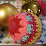 Guirlandes et boules de Noël - Boules de Noël - CRÉATIONS ANNIE CICATELLI
