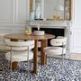 Chaises - Chaise Libera laine bouclette blanc crème - THE SOCIALITE FAMILY