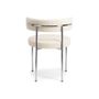 Chaises - Chaise Libera laine bouclette blanc crème - THE SOCIALITE FAMILY