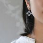 Jewelry - Earring Neve - HARIO LAMPWORK FACTORY