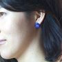 Bijoux - Boucles d'oreilles WATAGUMO【Nuages molletonnés】(L) - NANAYOSHA