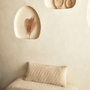 Fabric cushions - Cushion Quilted Botan Turtledove - URBAN NATURE CULTURE AMSTERDAM