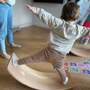 Toys - Balance Board + 10 Yoga Cards - OBSERVE MONTESSORI