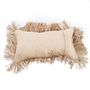 Cushions - The Jute Bonita Cushion Cover - Natural - 30x50 - BAZAR BIZAR LIVING
