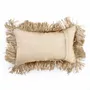 Cushions - The Jute Bonita Cushion Cover - Natural - 30x50 - BAZAR BIZAR LIVING