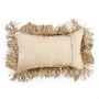 Cushions - The Jute Bonita Cushion Cover - Natural - 30x50 - BAZAR BIZAR - COASTAL LIVING