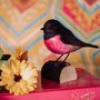 Decorative objects - DecoBird Pink Robin - WILDLIFE GARDEN