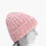 Chapeaux - Bonnet pliable en pur cachemire tricoté à la main - #668 H-CBR - KARAKORAM ACCESSORIES