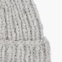 Hats - Pure Cashmere Fold-Up Hand Knit Hat - #668 H-CBR - KARAKORAM ACCESSORIES