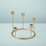 Decorative objects - Gold Candle Holders - BE HOME