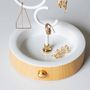 Jewelry - Hoop - Jewelry Holder & Organizer - White - KITBOX DESIGN