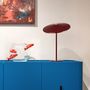 Design objects - Artist - Brass Table Lamp - Maroon - KITBOX DESIGN
