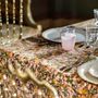 Table linen - MARBLE Linen Tablecloths & Napkins - SUMMERILL AND BISHOP