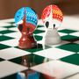 Pièces uniques - Jeu d'échecs fait main - FOUR LEAVES