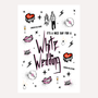 Card shop - "It's A Nice Day for a WHITE WEDDING"  - A6 Wedding / Engagement / Congratulations Card - KIKI GUNN - PRINT WORKS