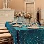Linge de table textile - Nappe et serviettes en lin CELESTIAL STARS - SUMMERILL AND BISHOP
