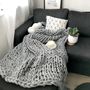 Throw blankets - Chunky knit blanket - ANZY HOME