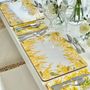Placemats - MIMOSA Cork-Backed Placemats - SUMMERILL AND BISHOP