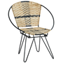 Chaises longues - Chaise longue en fer avec rotin - MADAM STOLTZ
