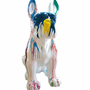 Sculptures, statuettes and miniatures - American Bully Resin Dog Trash Colors - GRAND DÉCOR