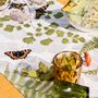 Kitchen linens - "Felci" Cotton Satin Table runner - THE NAPKING  BY BELLAVIA HOME