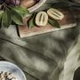 Linge de table textile - Florence Kaki - Serviette, set, tête à tête et nappe - ALEXANDRE TURPAULT