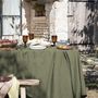 Table linen - Florence Khaki - Towel, Set, Head to Head and Tablecloth - ALEXANDRE TURPAULT