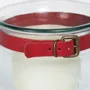 Carafes - Carafe d'eau avec ceinture en cuir - SOL & LUNA