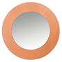 Miroirs - Grand miroir rond en cuir - SOL & LUNA