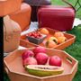 Kitchen utensils - Octogonal leather tray - SOL & LUNA