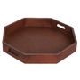 Kitchen utensils - Octogonal leather tray - SOL & LUNA