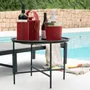 Aménagements pour bureau - Large Leather round Table - SOL & LUNA
