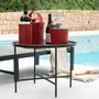 Office design and planning - Grande table ronde en cuir - SOL & LUNA