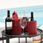 Aménagements pour bureau - Large Leather round Table - SOL & LUNA
