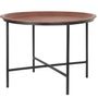 Office design and planning - Grande table ronde en cuir - SOL & LUNA