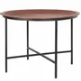 Aménagements pour bureau - Large Leather round Table - SOL & LUNA