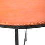 Tables basses - Large Leather round Table - SOL & LUNA