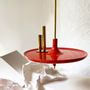 Coffee tables - Hanging table Toupy red lacquer - MADEMOISELLE JO